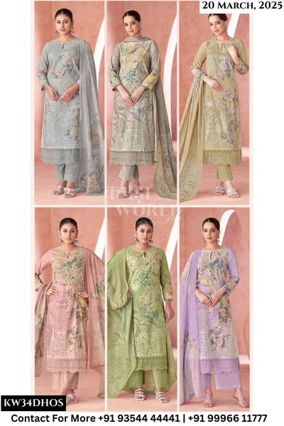 Sahiba Catalogue - Kritika: Pure Cotton Fancy Ladies Suit Catalog Exporter