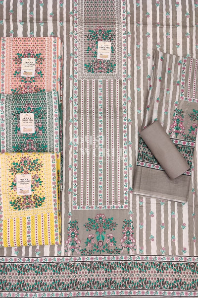 Ahmedabad Unstitched Cambric Suit with Chiffon Dupatta (Set of 4)36No
