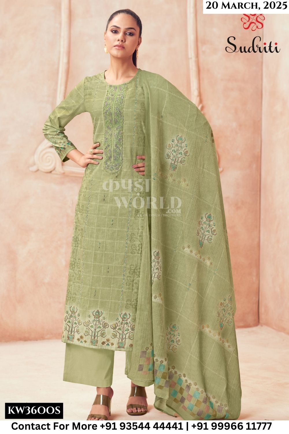 Sudriti Catalogue - Areesha: Exclusive Cotton Salwar Suit Catalog Suppliers
