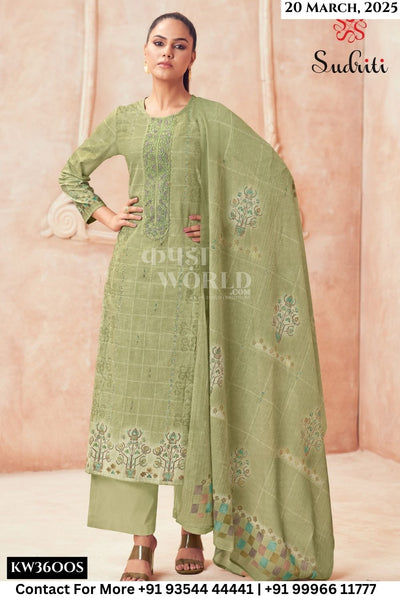Sudriti Catalogue - Areesha: Exclusive Cotton Salwar Suit Catalog Suppliers