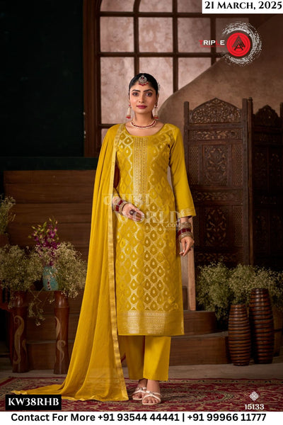Triple Aaa Catalogue - Loyal Edition 3: Designer Muslin Jacquard Suit Catalog Dealers