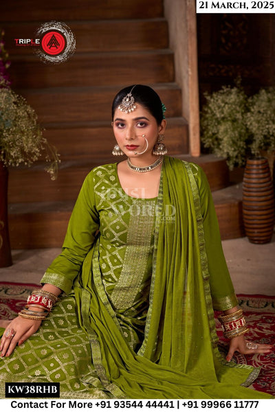 Triple Aaa Catalogue - Loyal Edition 3: Designer Muslin Jacquard Suit Catalog Dealers