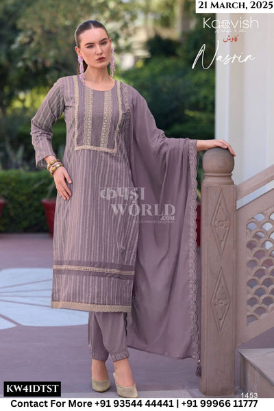 Kaavish Catalogue - Nasrin: Digital Printed Fancy Salwar Kameez Catalog Dealer