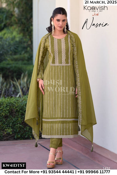Kaavish Catalogue - Nasrin: Digital Printed Fancy Salwar Kameez Catalog Dealer