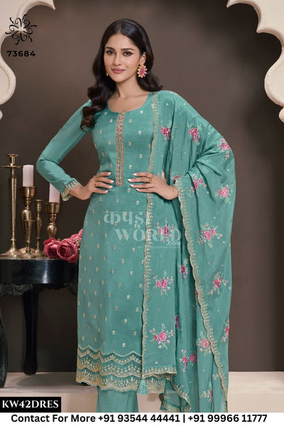 Vinay Fashion Catalogue - Zarkan: Festive Wear Designer Silk Suit Supplier