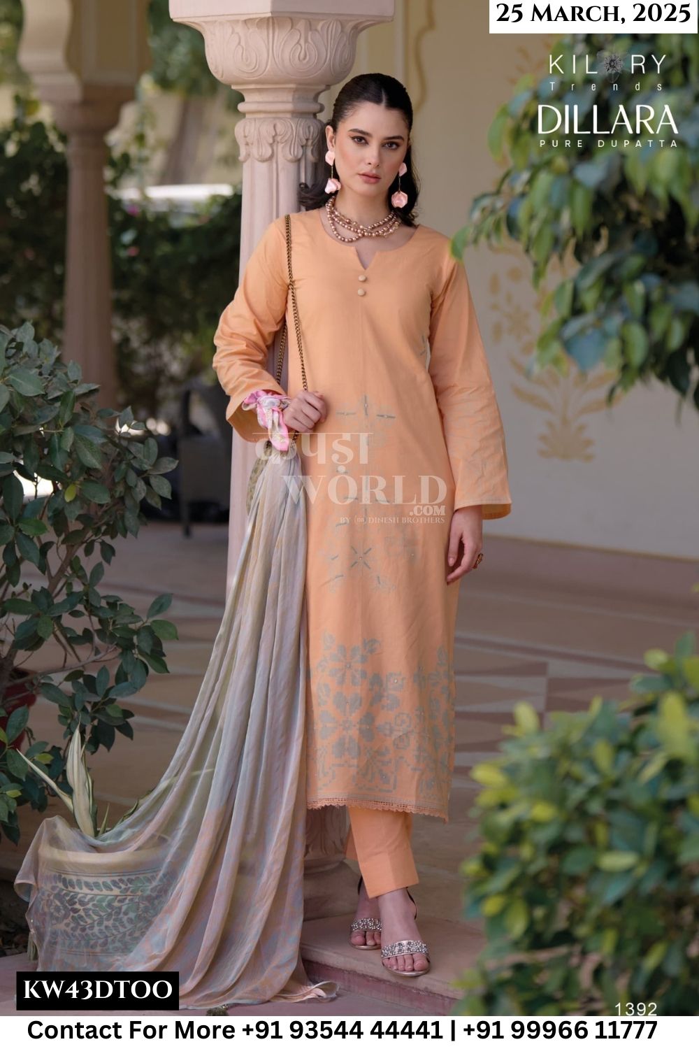 Kilory Catalogue - Dillara: Pure Lawn Cotton Fancy Suit Exporters