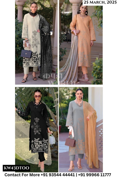 Kilory Catalogue - Dillara: Pure Lawn Cotton Fancy Suit Exporters