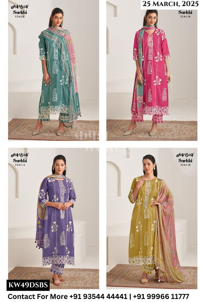 Jay Vijay Catalogue - Surkhi: Exclusive Pure Cotton Suit Catalog Suppliers