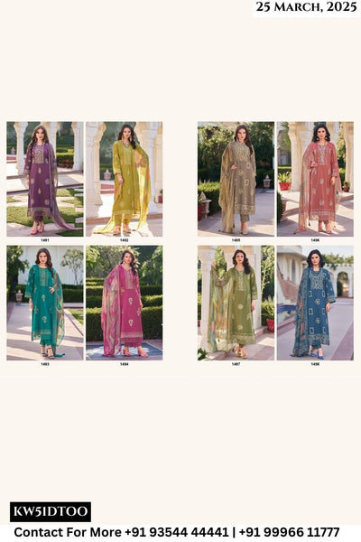Kilory Catalogue - Zarokha Vol 3: Exclusive Stylish Cotton Ladies Suit Wholesale