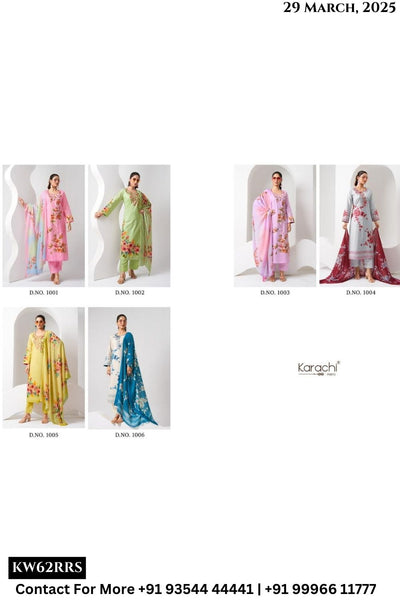 Kesar Catalogue - Dreams: fancy Cotton Suit Catalog Supplier