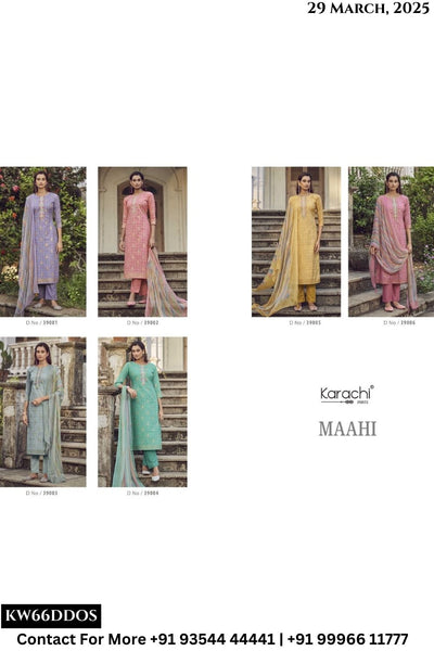 Kesar Catalogue - Maahi: Digital Printed Fancy Cotton Suit Exporters