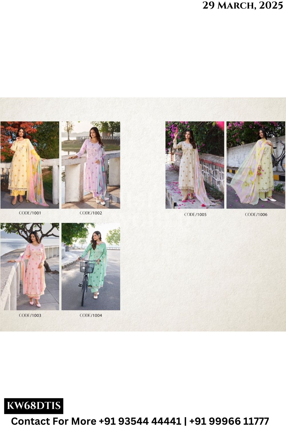 Kesar Catalogue - Suhana Safar Vol 1: Fancy Cotton Exclusive Suit Suppliers