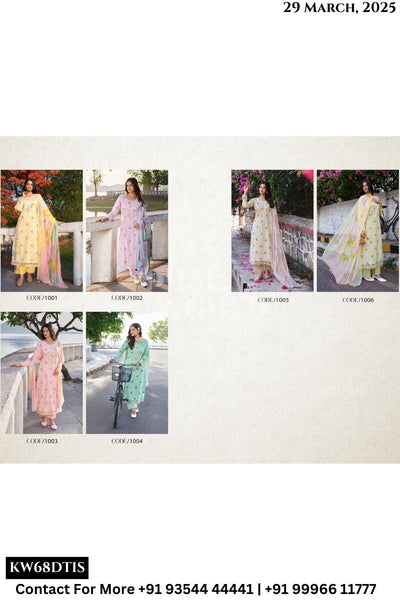 Kesar Catalogue - Suhana Safar Vol 1: Fancy Cotton Exclusive Suit Suppliers