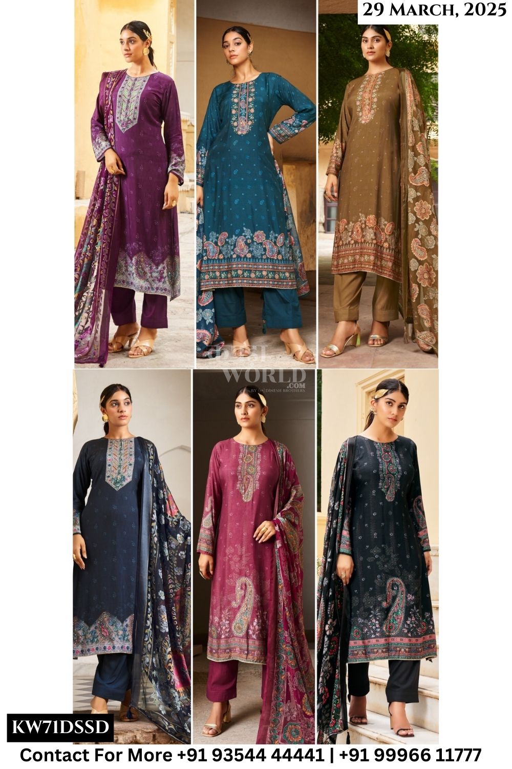 Rupali Catalogue - Haseen: Exclusive Fancy Muslin Suit Catalog Dealer