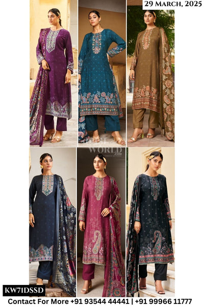 Rupali Catalogue - Haseen: Exclusive Fancy Muslin Suit Catalog Dealer