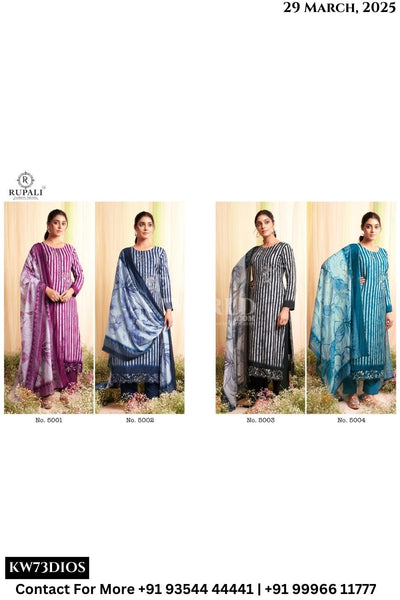Rupali Catalogue - Jhil Mill: Jhil Mill Fancy Muslin Salwar Kameez Catalog Dealer