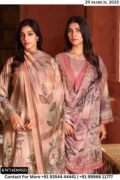 Rupali Catalogue - Manzil: Fancy Wear Viscose Muslin Suit Wholesale