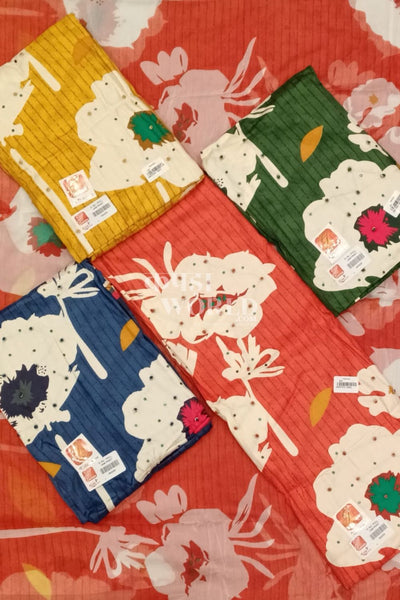 Ahmedabad Unstitched Jaam Suit with Chiffon Dupatta (Set of 4)75No