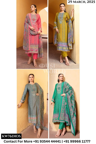 Rupali Catalogue - Netra: Pure Viscose Maslin Ladies Suit Wholesales