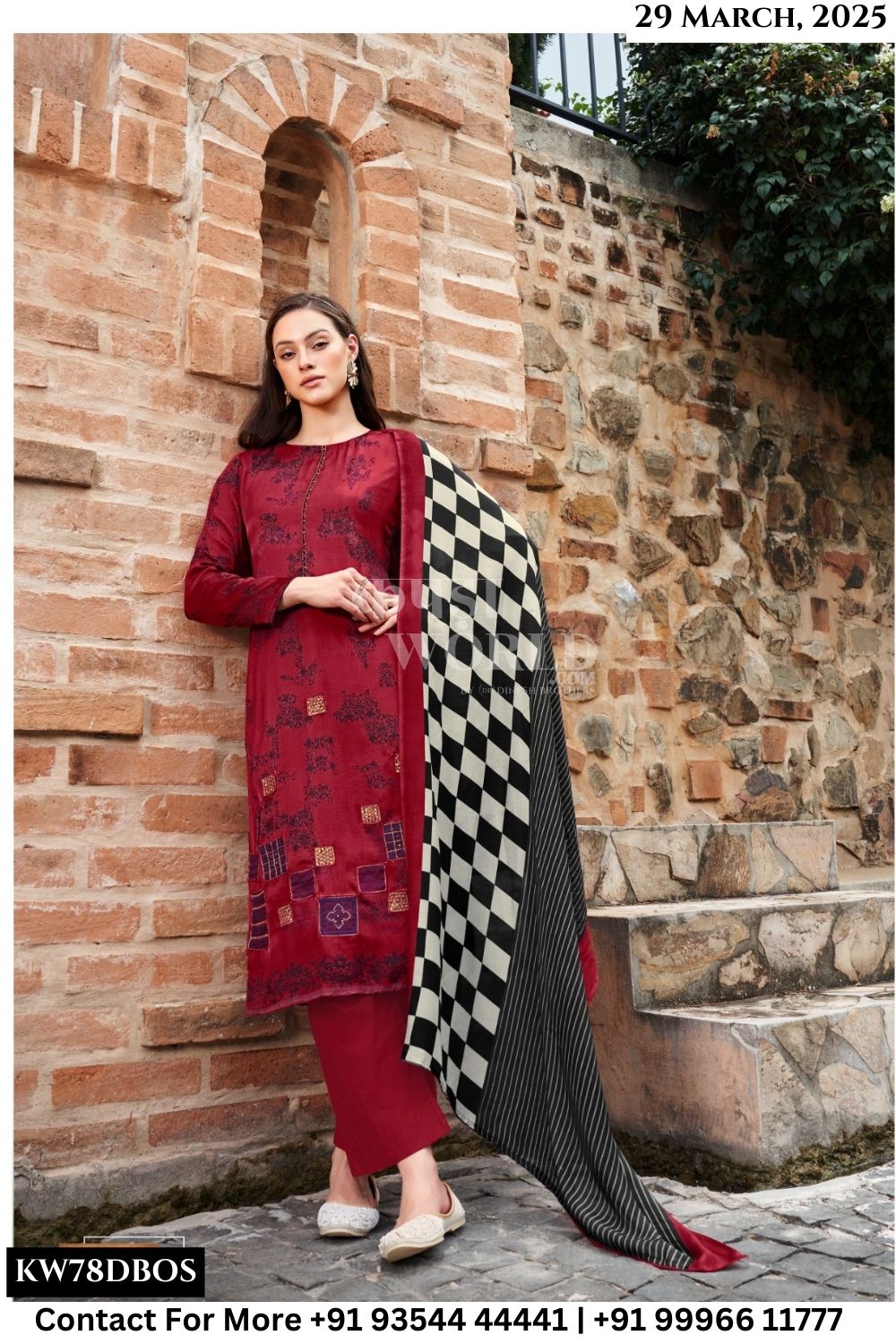 Rupali Catalogue - Rimsha: Fancy Gajji Silk Ladies Suit Catalog Exporter