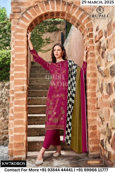 Rupali Catalogue - Rimsha: Fancy Gajji Silk Ladies Suit Catalog Exporter