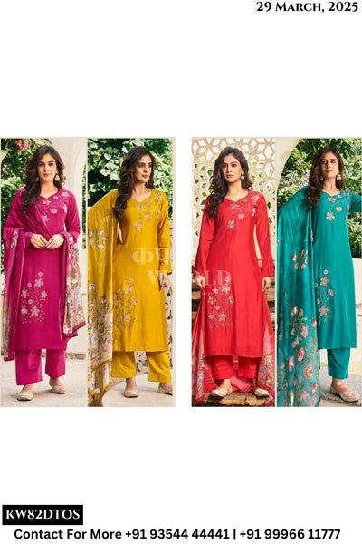 Rupali Catalogue - Veda: Exclusive Fancy Muslin Suit Latest catalog Supplier