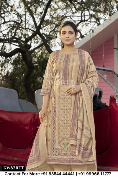 Rivaa - Aneera: Stylish Cotton Salwar Suit Latest Catalog Designs