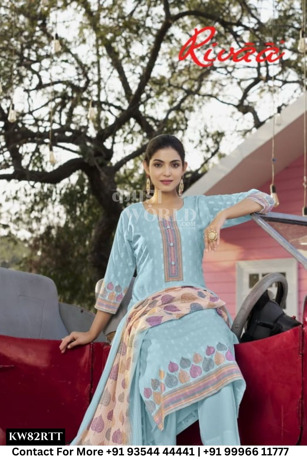 Rivaa - Aneera: Stylish Cotton Salwar Suit Latest Catalog Designs