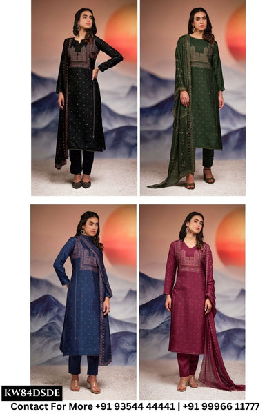Netra - Esha: Russian Silk Premium Design Suit Catalog Suppliers