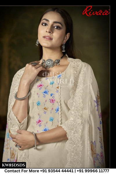 Rivaa - Laila: Italian Lawn Dress Material