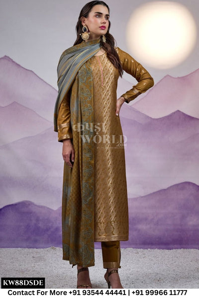 Netra - Sitara: Fancy Muslin Jacquard Suit Latest Catalogs
