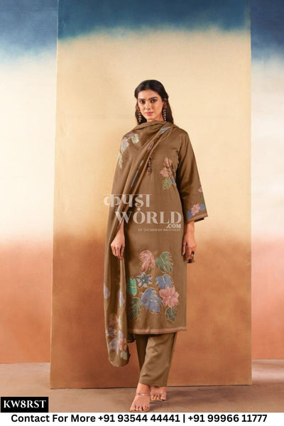 Karachi Catalogue - Ruhi Vol 3: Fancy Jam Satin Ladies Dress Exporter