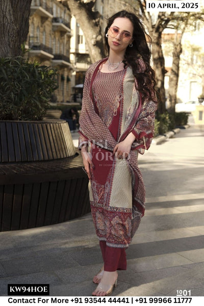 Fida Catalogue - Murad: Exclusive Cotton Branded Unstitch Dress Suppliers