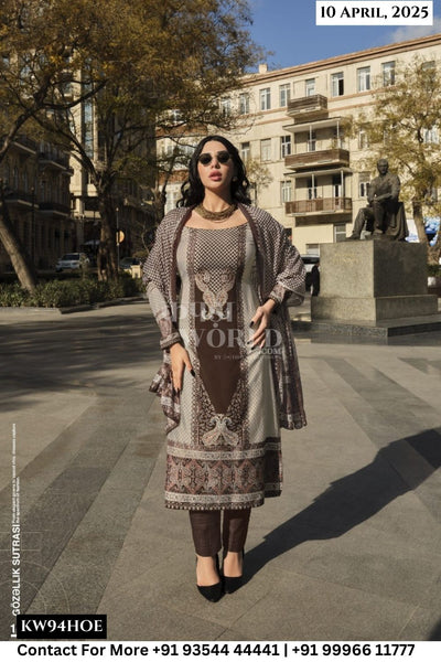 Fida Catalogue - Murad: Exclusive Cotton Branded Unstitch Dress Suppliers