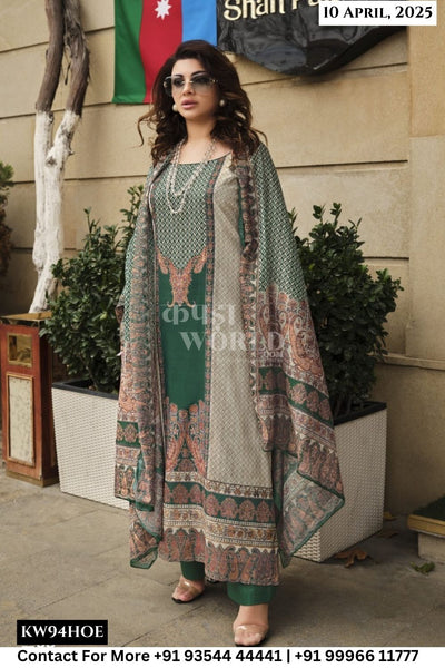 Fida Catalogue - Murad: Exclusive Cotton Branded Unstitch Dress Suppliers