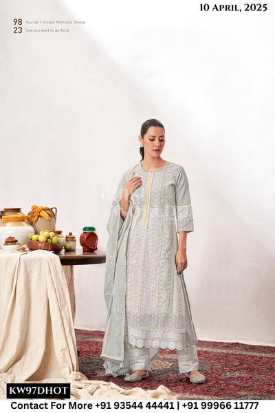 Jay Vijay Catalogue - Chatkare: Exclusive Stylish cotton Salwar Suit Catalog Supplier