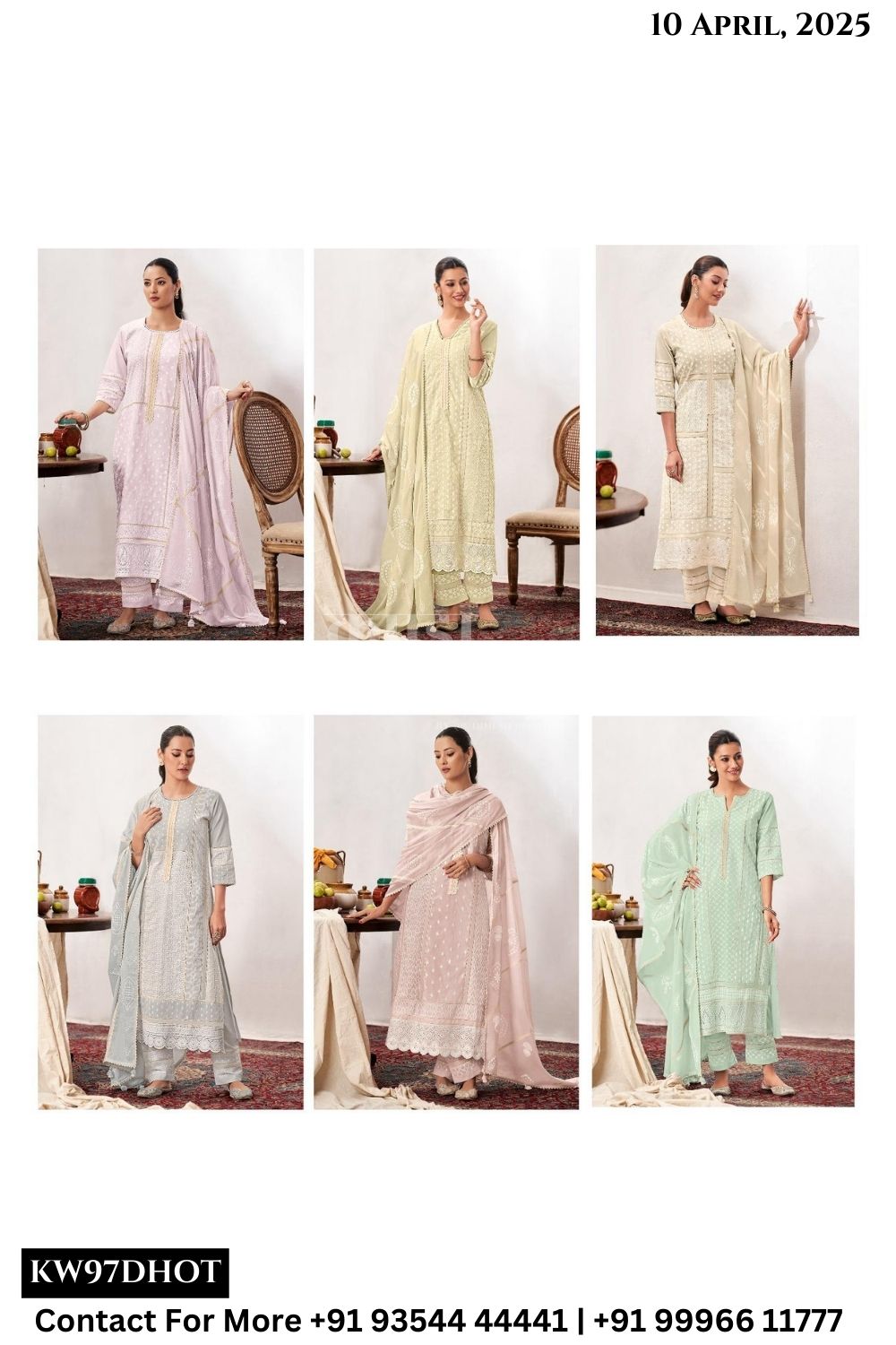 Jay Vijay Catalogue - Chatkare: Exclusive Stylish cotton Salwar Suit Catalog Supplier