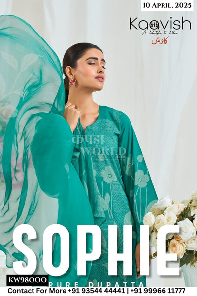 Kaavish Catalogue - Sophie: Exclusive Fancy cotton Salwar Suit Catalog Wholesale price