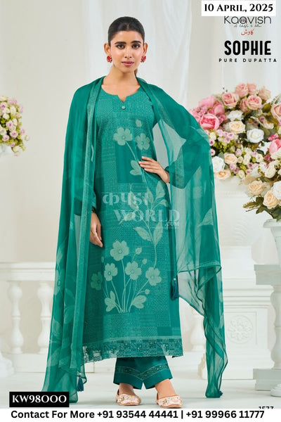 Kaavish Catalogue - Sophie: Exclusive Fancy cotton Salwar Suit Catalog Wholesale price