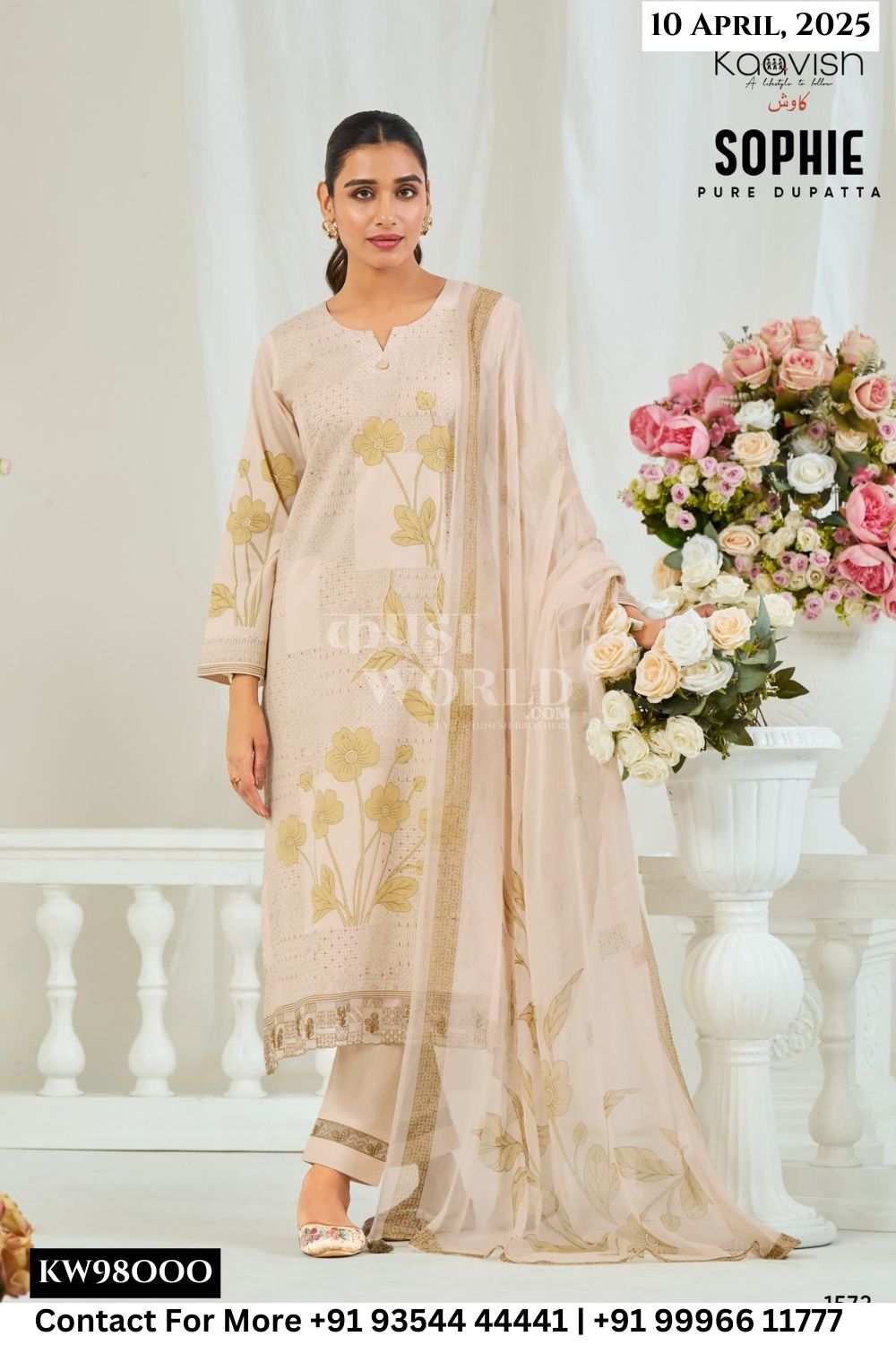 Kaavish Catalogue - Sophie: Exclusive Fancy cotton Salwar Suit Catalog Wholesale price