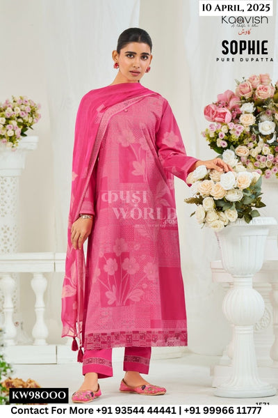 Kaavish Catalogue - Sophie: Exclusive Fancy cotton Salwar Suit Catalog Wholesale price