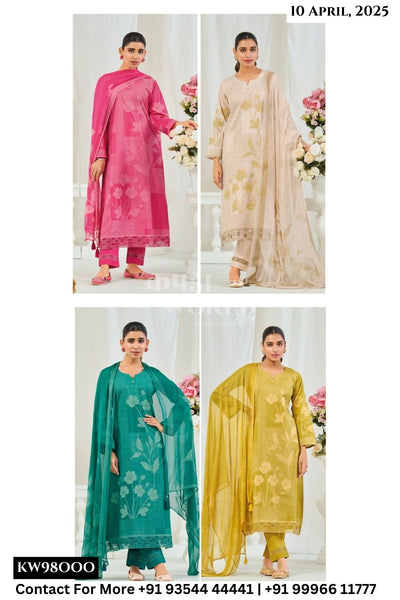 Kaavish Catalogue - Sophie: Exclusive Fancy cotton Salwar Suit Catalog Wholesale price